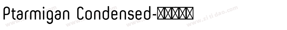 Ptarmigan Condensed字体转换